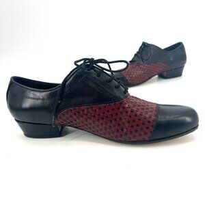 Suipacha 256 Tango Professional Dance Shoes Leather Sole‎ Cap Toe Woven Size 9